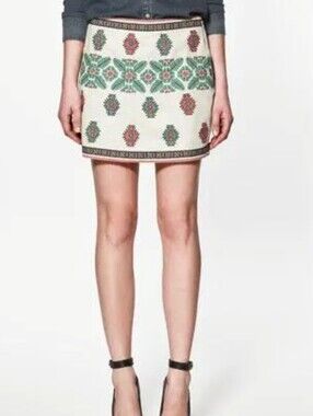 Zara Sz S Womens Boho Skirt